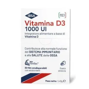 Vitamina d3 ibsa 1000ui 30 Filme orodispersabile