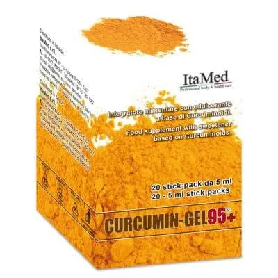 Curcumin gel 95+ 20 de pliculețe monodoză 5 ml aromă de zmeură — preț și oferte
