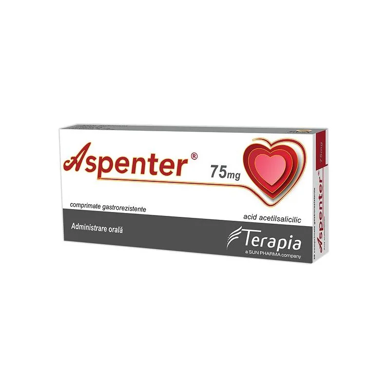 Aspenter 75 mg | 28 comprimate TERAPIA SA — preț și oferte