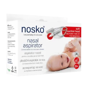 Aspirator nazal cu cap moale de silicon, Nosko