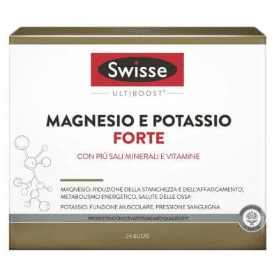 Swisse magneziu potasiu forte 24 plicuri — preț și oferte
