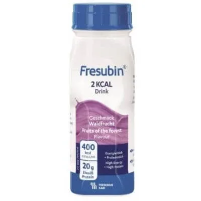 Fresubin 2 kcal băutură de fructe de pădure 4 x 200 ml Fresenius Kabi Germania — preț și oferte