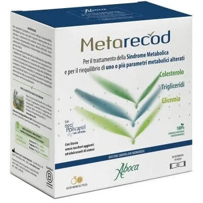 Metarecod 40 pliculețe granulare x 2,5 g aromă de portocale și piersici — preț și oferte