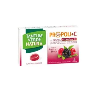 Tantum verde natura propolis+c cu zinc și vitamina c 15 pastile gumate cu aromă de fructe de pădure