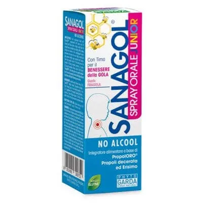 Sanagol junior spray propolis căpșuni 20 ml — preț și oferte