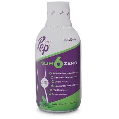 Ultra pep slim 6 zero ceai verde 500 ml biosline — preț și oferte