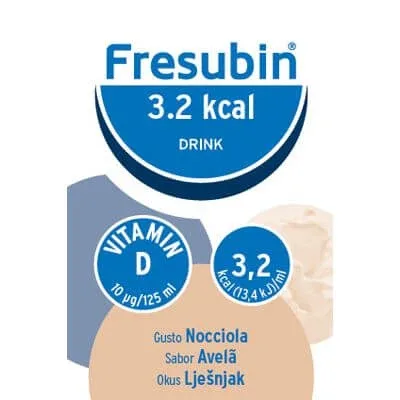 Fresubin 3,2 kcal băutură alune 4 x 125 ml Fresenius Kabi Germania — preț și oferte