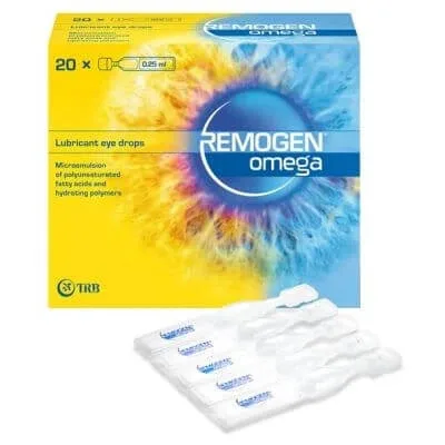 Remogen omega picături oculare lubrifiante 20 doză unică 0,25 ml — preț și oferte