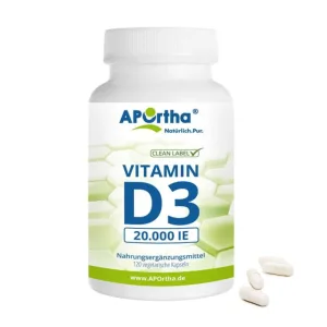 APOrtha® Vitamina D3 Depot 20,000 UI - 500 µg - Capsule 120 Capsule