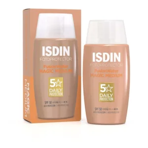 ISDIN FusionWater MAGIC Colour Medium Cremă solară SPF 50 50 ml