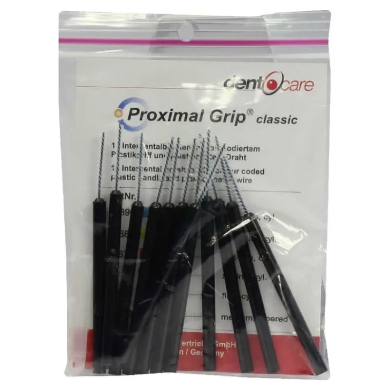 Grip proximal Xx-fine negru Interdenta 12 buc — preț și oferte