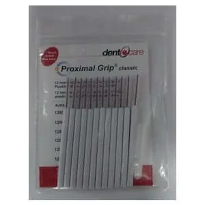 Perie interdentară fină albă Proximal Grip 12 buc