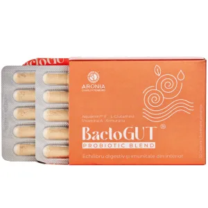 BactoGUT — formulă premium pentru digestie echilibrată, 30 capsule