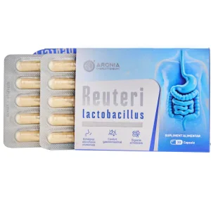 Lactobacillus Reuteri — probiotic concentrat cu 50 miliarde UFC, 30 capsule