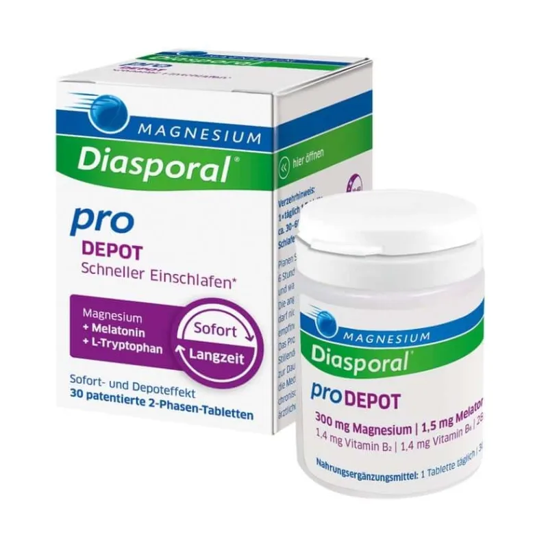 Magnesiu Diasporal Pro Depot Adormire rapidă. 30 St — preț și oferte