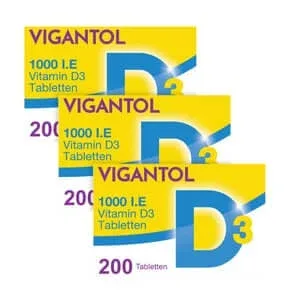 Vitamina D3 1000 U.I. VIGANTOL Tablete 3X200 St — preț și oferte