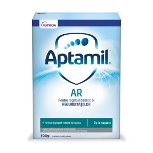 Lapte praf de la nastere AR, +0 luni, 300 g, Aptamil
