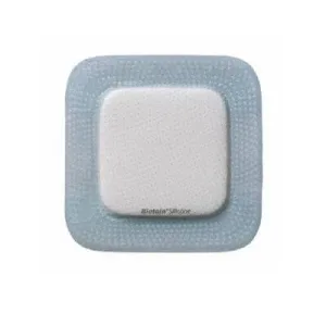 Biatain pansament din spumă poliuretanică cu margine adezivă siliconică 10x20 cm 5 bucăți