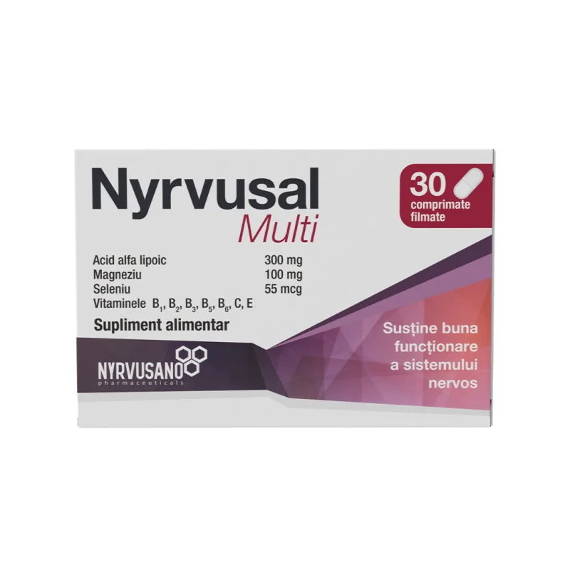 Nyrvusal Multi, 30 comprimate, Nyrvusano NYRVUSANO PHARMACEUTICALS — preț și oferte