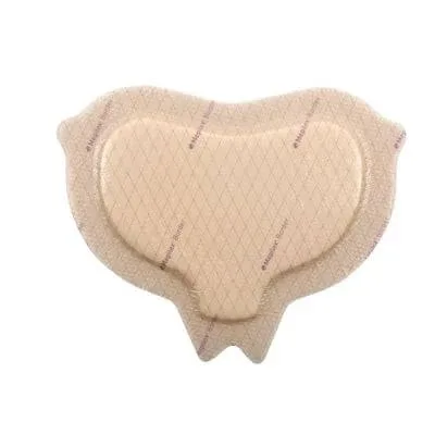 Spumă poliuretanică pansament mepilex frontieră în formă de sacrum absorbant integrat frontieră silicon moale strat de contact 15x15 cm 5 bucăți — preț și oferte