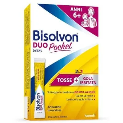 Bisolvon duo pocket calmant nou 12 pliculețe — preț și oferte