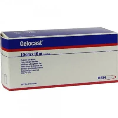 Bandaj neelastic gelocast cu gel de oxid de zinc 1000 x 10 cm — preț și oferte