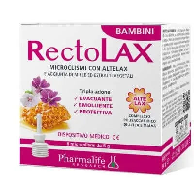 Rectolax copii microclimate 6 bucăți de 5 g — preț și oferte