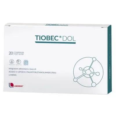 Tiobec dol 20 comprimate 1455 mg — preț și oferte