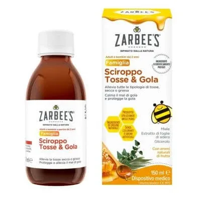 Sirop de tuse și gât Zarbee 150 ml — preț și oferte