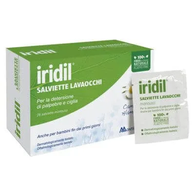 Șervețele pentru spălarea ochilor Iridil 28 bucăți — preț și oferte