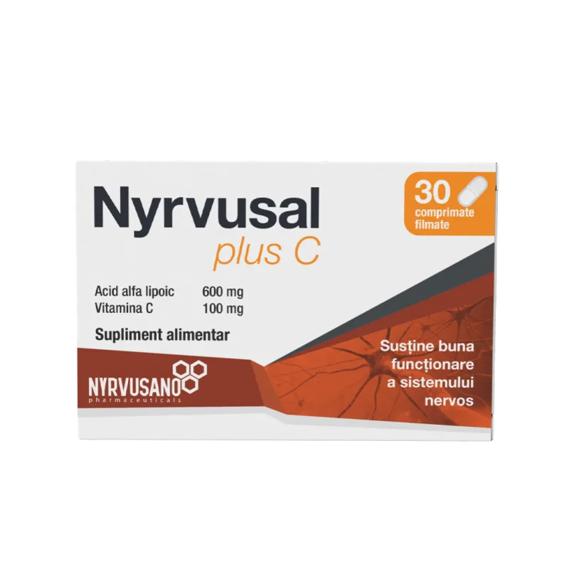 Nyrvusal plus C, 30 comprimate, Nyrvusano NYRVUSANO PHARMACEUTICALS — preț și oferte