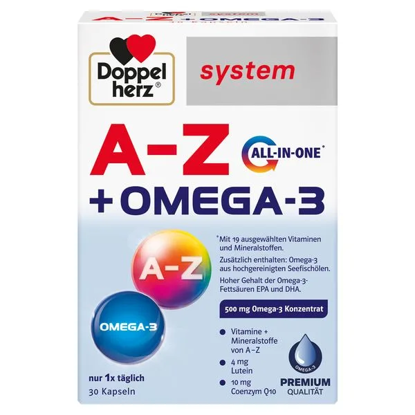 A-Z + Omega 3, Doppelherz System | 30 capsule — preț și oferte