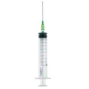 Seringă hipodermică vrac extra-fină 10 cc ac 2 g21 0.80x40 central