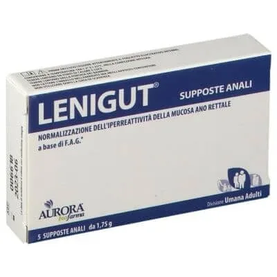 Lenigut supozitoare anale 5 bucăți — preț și oferte