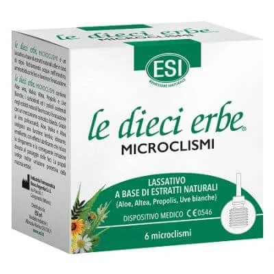 Esi le dieci erbe microclismi 6 bucăți — preț și oferte