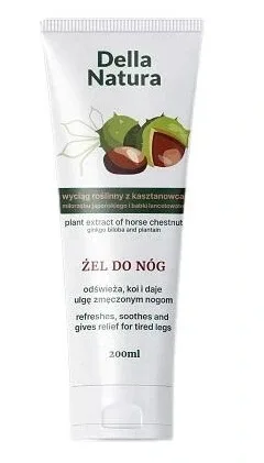 Della Natura gel activ pentru picioare, extract de castane, 200 ml — preț și oferte