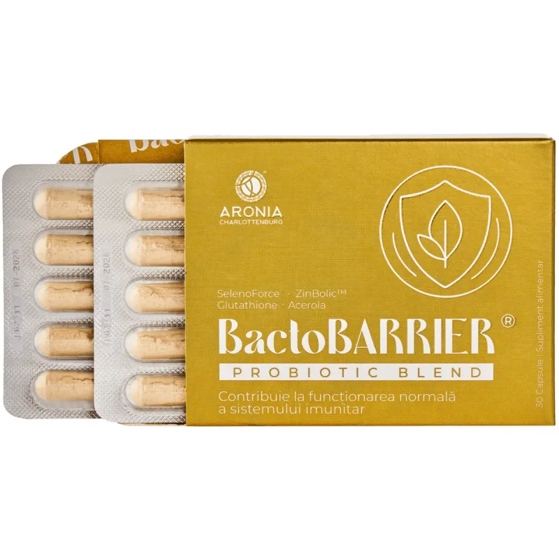 BactoBARRIER® — formulă premium pentru imunitate, 30 capsule Aronia Charlottenburg — preț și oferte