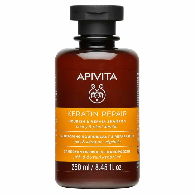 Șampon Apivita Keratin Repair Nourish & Repair cu miere și keratină vegetală 250ml — preț și oferte