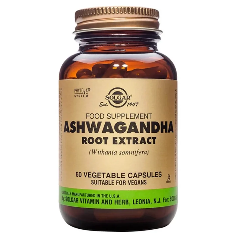 Solgar Ashwagandha Root Extract Veg.Caps 60 — preț și oferte
