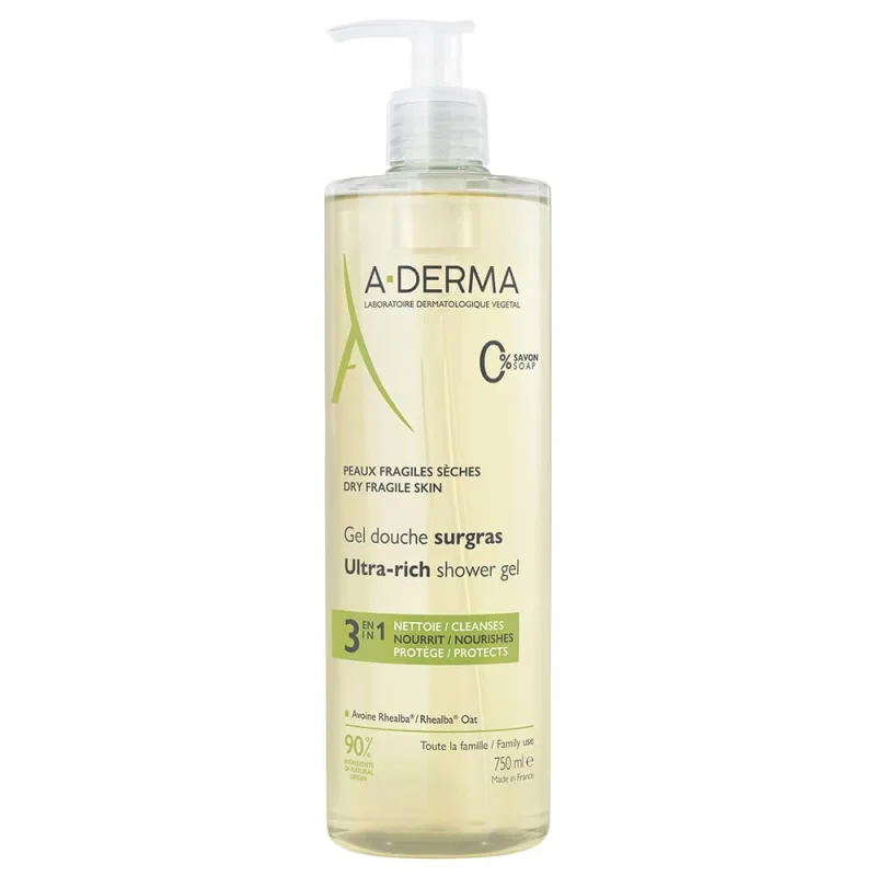 A-Derma Gel Douche Surgras 750ml — preț și oferte