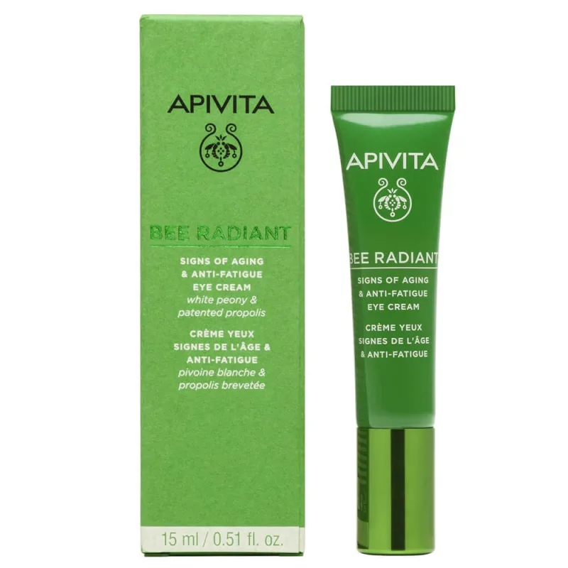 Apivita Bee Radiant Eye Cream pentru semne de îmbătrânire și aspect odihnitor 15ml — preț și oferte