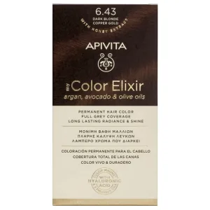 Apivita My Color Elixir Permanent Hair Color N6,43 Blond închis cupru miere