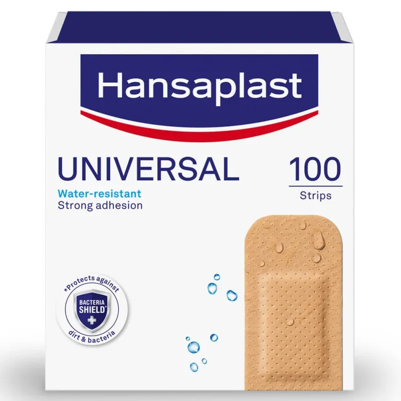 Hansaplast Universal Family Pack Benzi late rezistente la apă 30x72mm 100 benzi — preț și oferte
