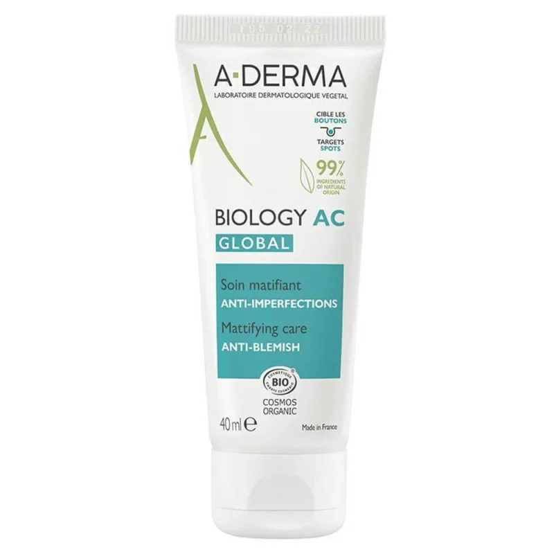 A-Derma Biology AC Global Soin Matifiant Anti-Imperfecțiuni 40ml — preț și oferte