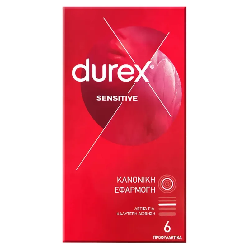 Durex Sensitive aplicare normală 6pcs — preț și oferte