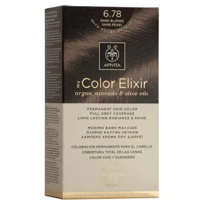 Apivita My Color Elixir Permanent Hair Color N6,78 Blond închis bej perlat