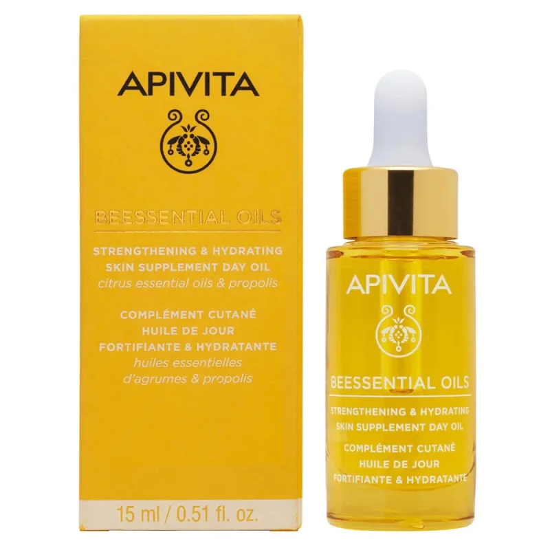 Apivita Beessential Oils Ulei de zi pentru întărire și hidratare15ml — preț și oferte