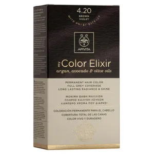 Apivita My Color Elixir Permanent Hair Color N4,20 Violet maro
