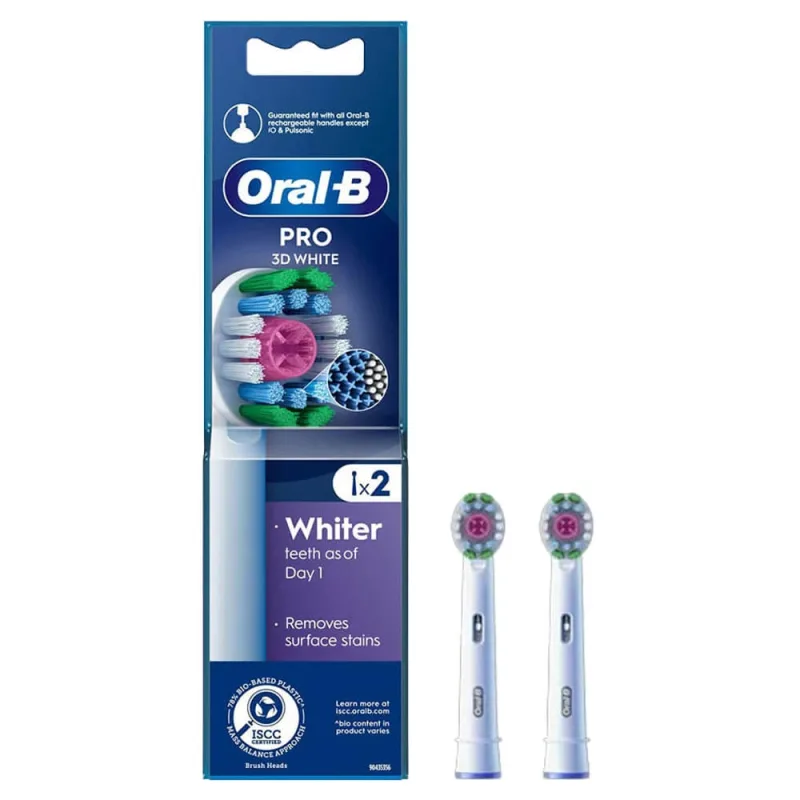 Oral B Piese de schimb Pro 3D White 2pcs — preț și oferte