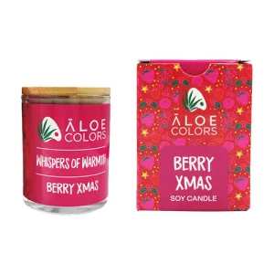 Aloe+ Colors Lumânare de soia Berry Xmas 150gr